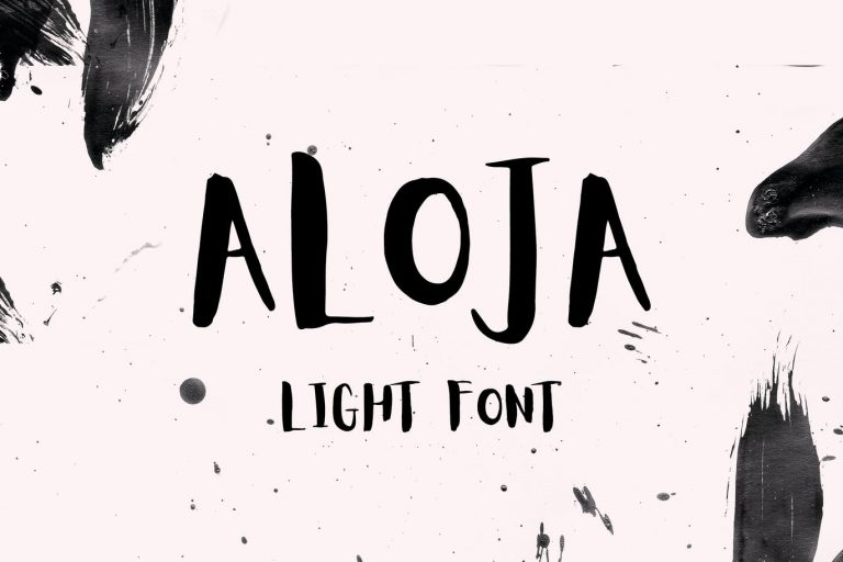 Aloja Light Font - Premium creative assets